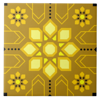 Azulejo Adorno rico en estilo mosaico islámico