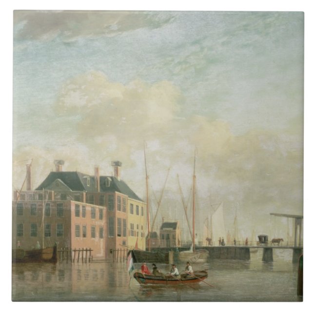 Azulejo Aduanas, Amsterdam (Frente)