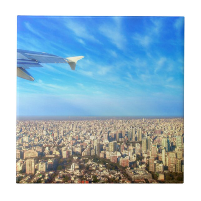 Azulejo Aeropuerto de la ciudad: Jorge Newbery AEP (Frente)