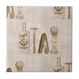 Azulejo afeitado de hombres