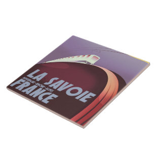 Azulejo Afiche de La Savoie Auvergne-Rhône-Alpes.