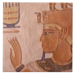 Azulejo África, Egipto, Valle de los Reyes. Pared de la tu