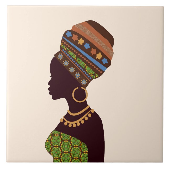Azulejo African women (Frente)