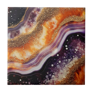 Azulejo Agate Art Ceramic Tile