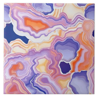 Azulejo Agate Geode Endless Pattern