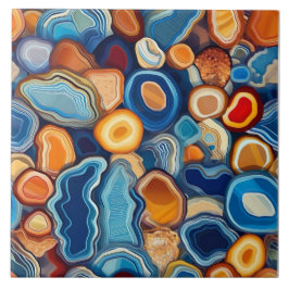 Azulejo Agate Geode Endless Pattern