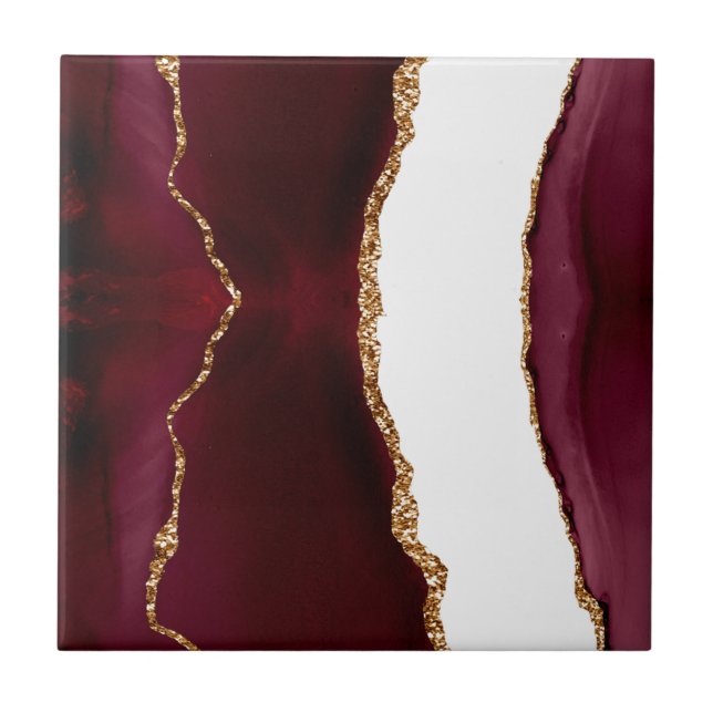 Azulejo Agate liede vin et or (Frente)