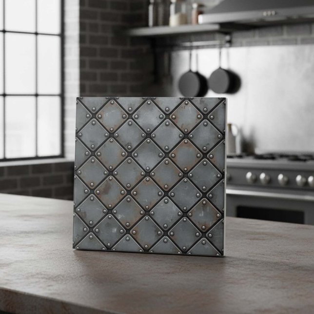 Azulejo Aged Iron Plate and Rivets #21 ID1227 (Subido por el creador)