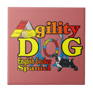 Azulejo Agilidad española de Cocker