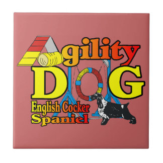 Azulejo Agilidad española de Cocker