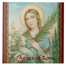 Azulejo Agnés de Roma (MH 01)
