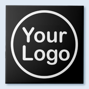 Azulejo Agrega tu propio logotipo Fondo negro