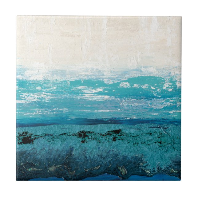 Azulejo Agua azul de zafiro (Frente)