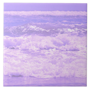 Azulejo Agua de espuma de las olas de la naturaleza del oc