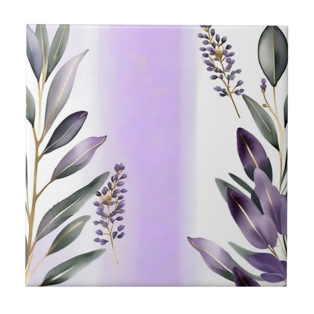 Azulejo Agua de lavanda y eucalipto (Frente)