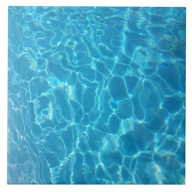 Azulejo Agua de Piscina Azul Celeste Cristalina (Frente)