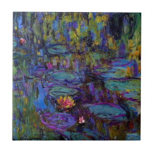 Azulejo Agua Lillies 1917 de Claude Monet