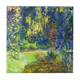 Azulejo Agua Lily Pond Claude Monet fresco, viejo, maestro