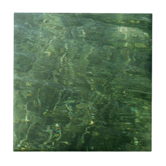 Azulejo Agua sobre la hierba marina II (azul y verde) Foto