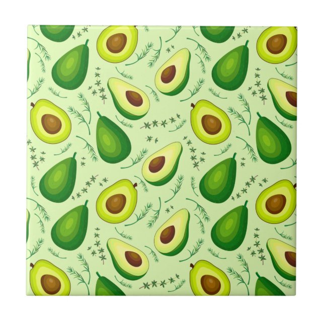 Azulejo Aguacate (Frente)