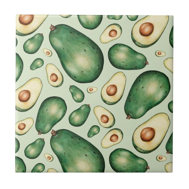 Azulejo Aguacate (Frente)