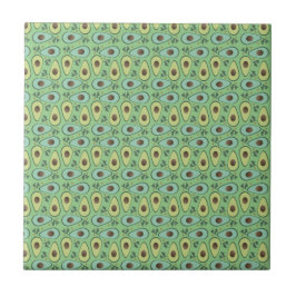 Azulejo Aguacate Verdura Fruta Chef Cocina