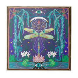 Azulejo Aguas de Fortune Coaster Ceramic Ornament Trinket