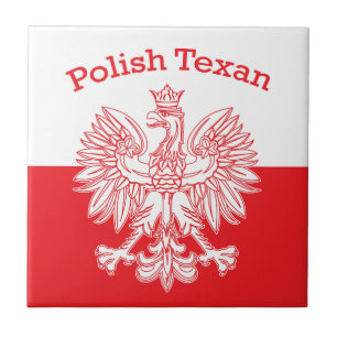 Azulejo Águila blanca texana polaca