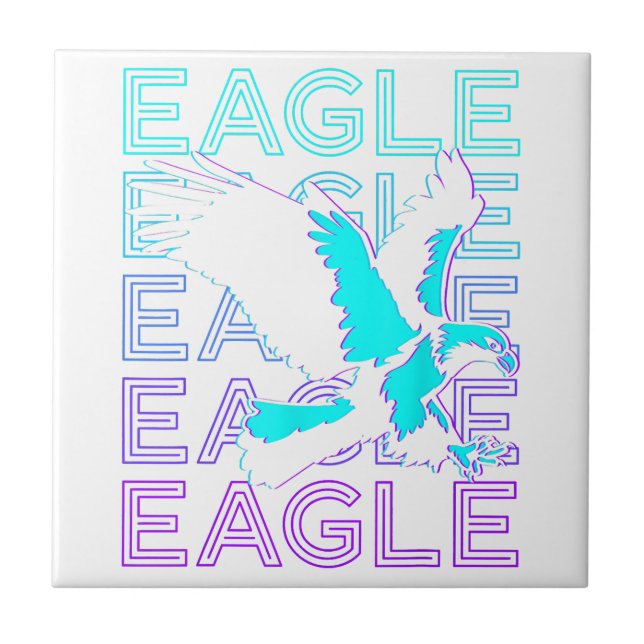 Azulejo Águila Retro  (Frente)