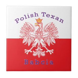 Azulejo Águila texana polaca Babcia