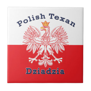 Azulejo Águila texana polaca Dziadzia