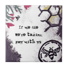 Ahorre el arte del watercolour de las abejas y