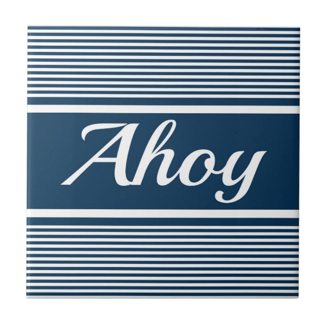 Azulejo Ahoy (Frente)