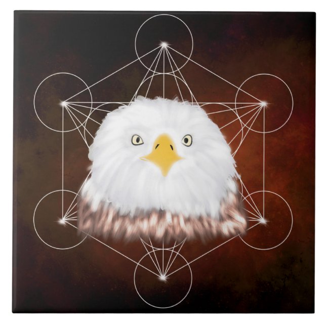 Azulejo aigle metatron (Frente)