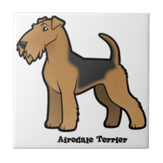 Azulejo airedale terrier
