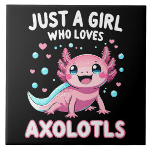 Azulejo Ajolote Kawaii Solo Una Chica Que Ama Ajolotes