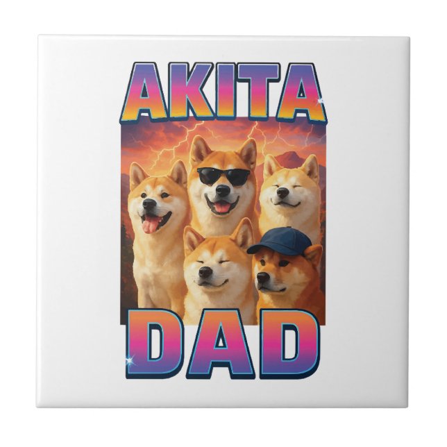 Azulejo Akita (Frente)