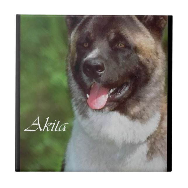 Azulejo Akita Art (Frente)