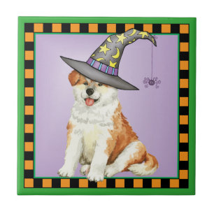 Azulejo Akita Witch