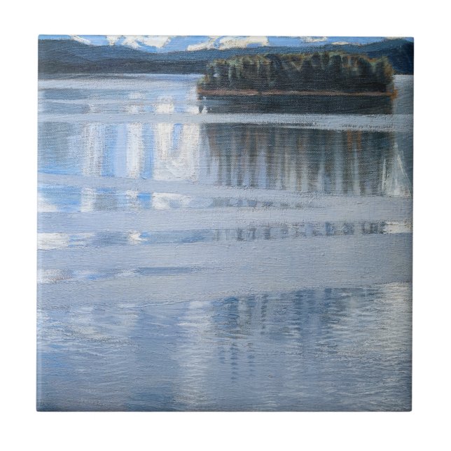 Azulejo Akseli Gallen-Kallela - Lago Keitele (Frente)