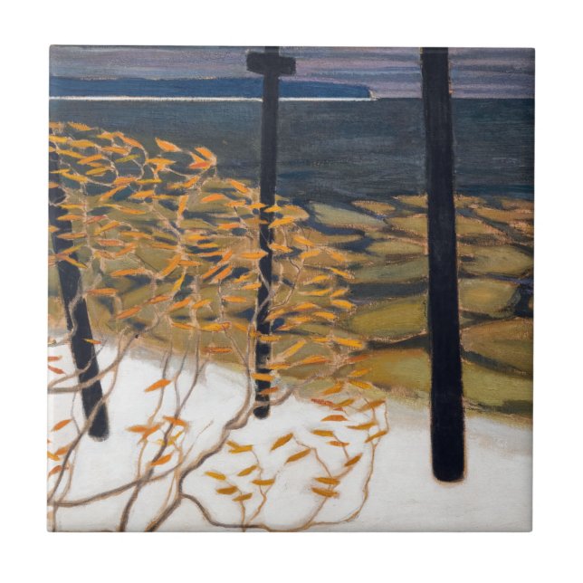 Azulejo Akseli Gallen-Kallela - otoño (Frente)