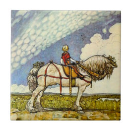 Azulejo “Al ancho mundo” de John Bauer