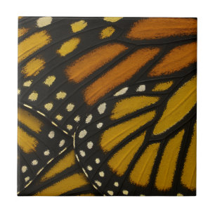 Azulejo Ala de Mariposa Monarca Naranja Amarillo