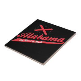 Azulejo Alabama Corazón de Dixie