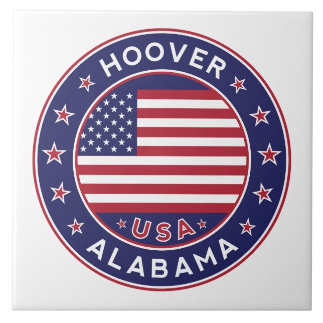 Azulejo Alabama, Hoover (Frente)
