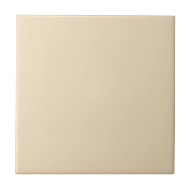 Azulejo Alabaster Gleam color sólido crema lisa beige (Frente)
