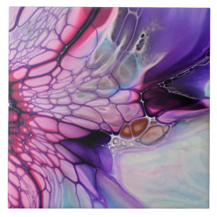 Azulejo - Alas de Mariposa Abstracto