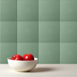 Azulejo Albahaca de color sólido humo verde<br><div class="desc">Albahaca de color sólido humo diseño verde.</div>