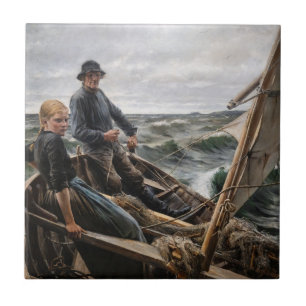 Azulejo Albert Edelfelt - En Sea
