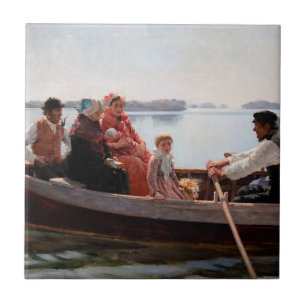 Azulejo Albert Edelfelt - Ir a la cristiandad